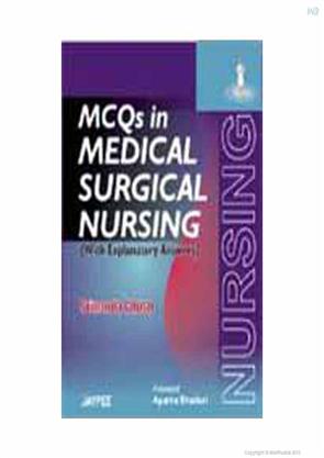 Mcqs In Medical Surgical Nursing (With Explanatory Answers), Mcqs In Medical Surgical Nursing (With Explanatory Answers) by GHOSH, Buy Mcqs In Medical 